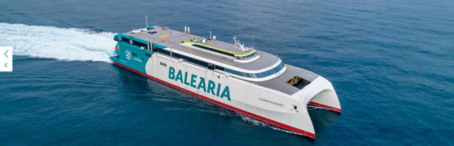 Baleària: el primer medio de transporte del Mediterráneo con sello Starlight
